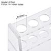 Uxcell Acrylic Test Tube Holder Rack, 6-Well, for 10ml Centrifuge Tubes, 2-Pack
