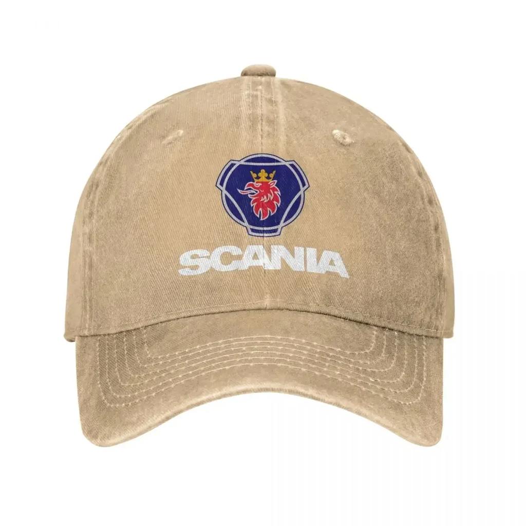 Svezia Saabs Scanias Cappellino da Baseball Vintage Usurato Lavato Cappellino da Sole Unisex Stile Outdoor Estivo Cappellini Regolabili