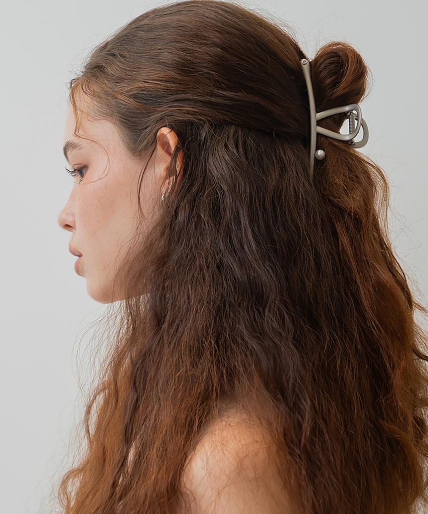 S'Secondo Shannon Flat And Round Hair Claw Clip