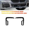 1Pair Front Bumper Grille Trim Cover 51118079587 51118079588 For BMW 7 Series G11 G12 730I 740I 750I - Black