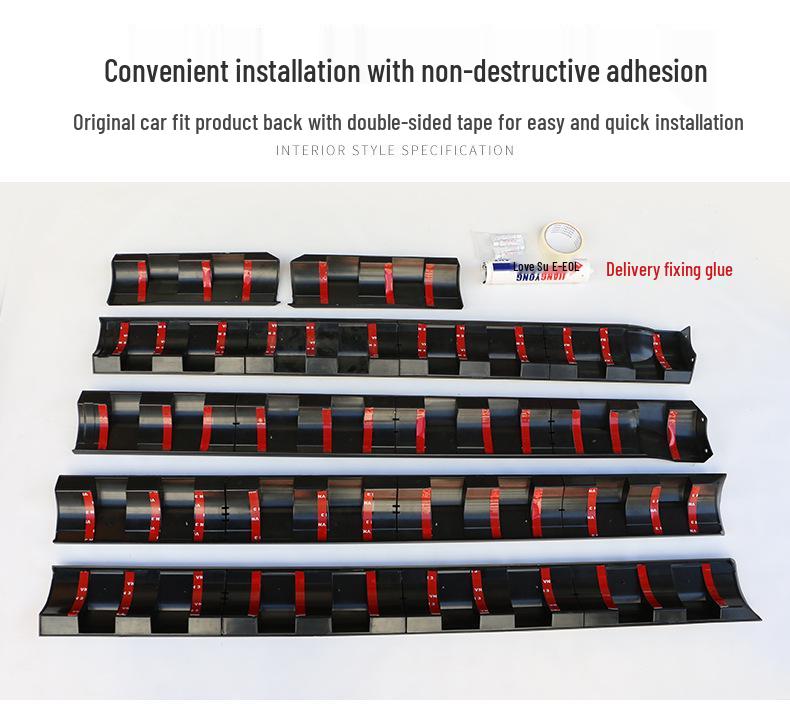 Mercedes-Benz Viano (2016-2019) Side Skirts V260 V250 Metris Modification Kit