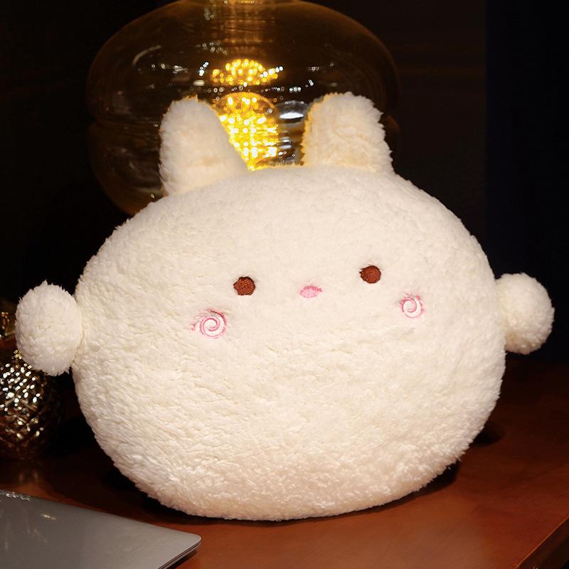 Non-Toxic Kawaii Animal Bear Rabbit Dinosaur Pig Chick Plush Toys Cartoon Stuffed Soft Pillow Back Sofa Cushion