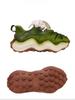 Johnature Chaussures pour femmes Cuir véritable Suede Épissage Semelle épaisse Style sportif Respirant Lacets Chaussures décontractées
