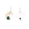 Green Onyx Gemstone 925 Sterling Silver Jewelry Handmade Earrings 1.73" For Her EE-176-21