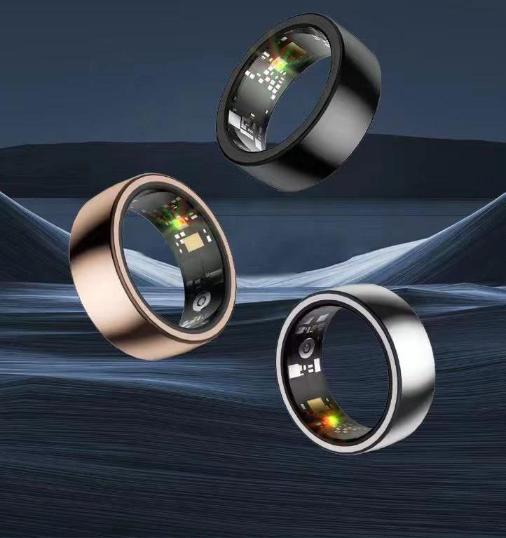 Smart Ring: Heart Rate, Blood Oxygen, Sleep & Stress Monitor with Remote Camera Control & Waterproof Design