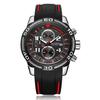 Megir Silikon Sportsklokke Herre Relogio Masculino Toppmerke Luksus Chronograph Army Military Watches Klokke Herre Quartz Armbåndsur