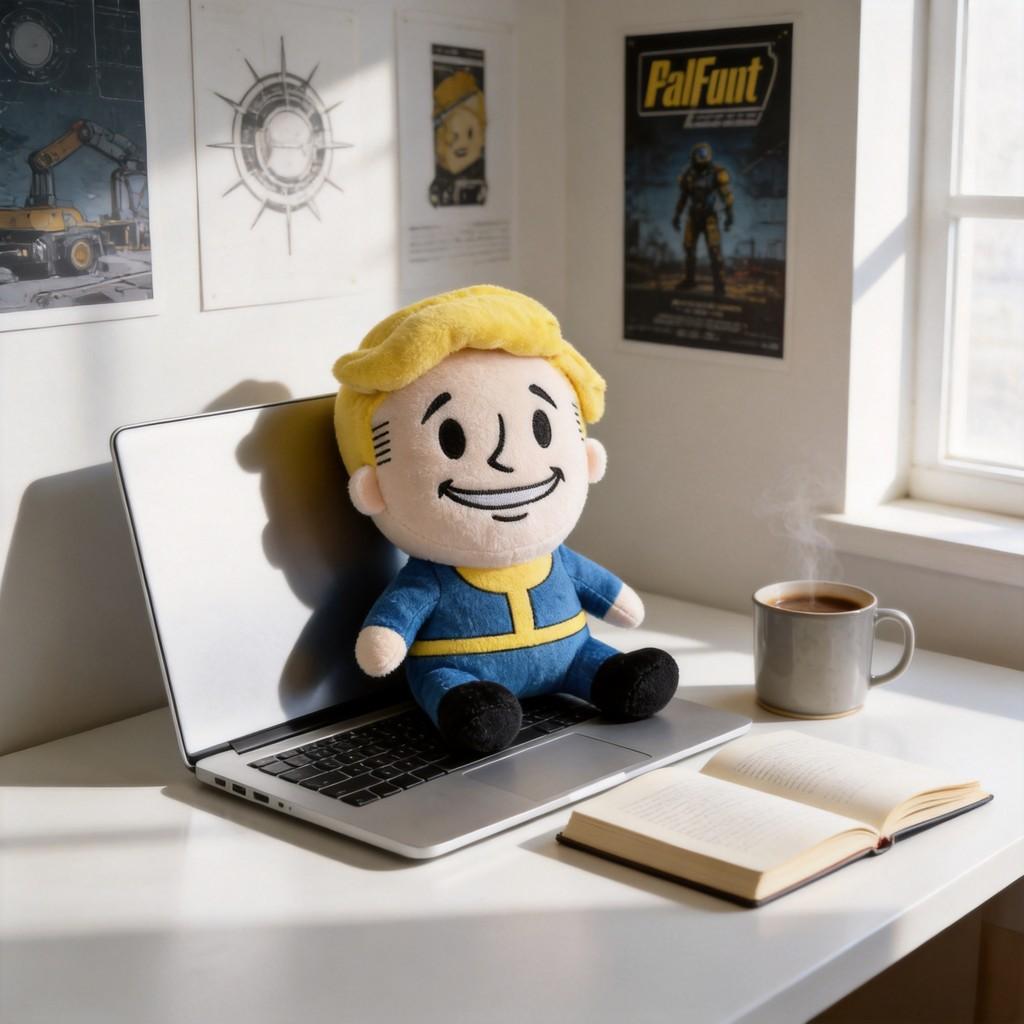Fallout Vault Radiated Boy Plush Toy Game Collectible For Fans
