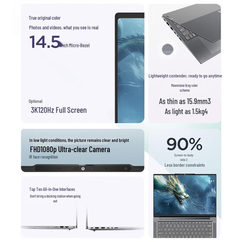 Lenovo ThinkBook 14+ Gen 2 AI Business Laptop (CN version)