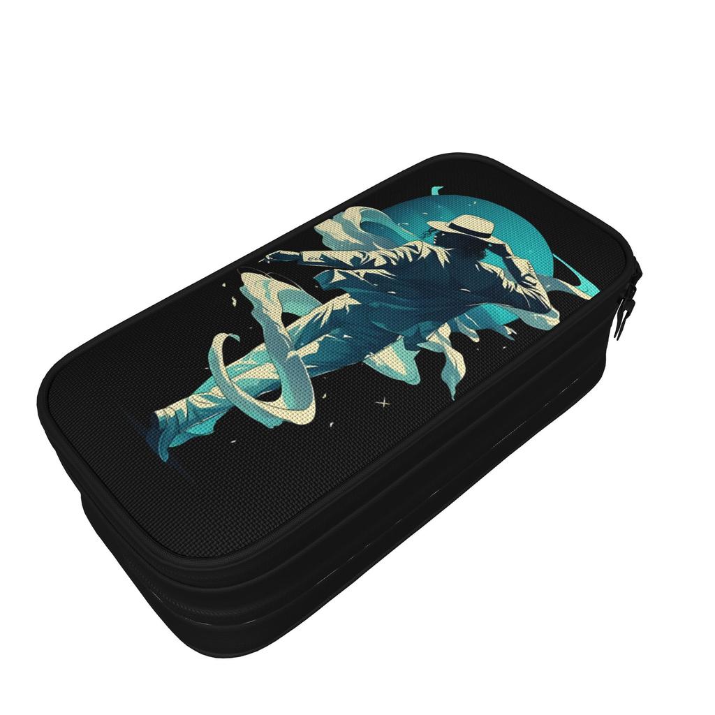 Michaels Pop Music Jacksons Timeless Dance Pencil Cases Fun Pen Bags Girls Boys Big Capacity Students School Gifts Pencilcases