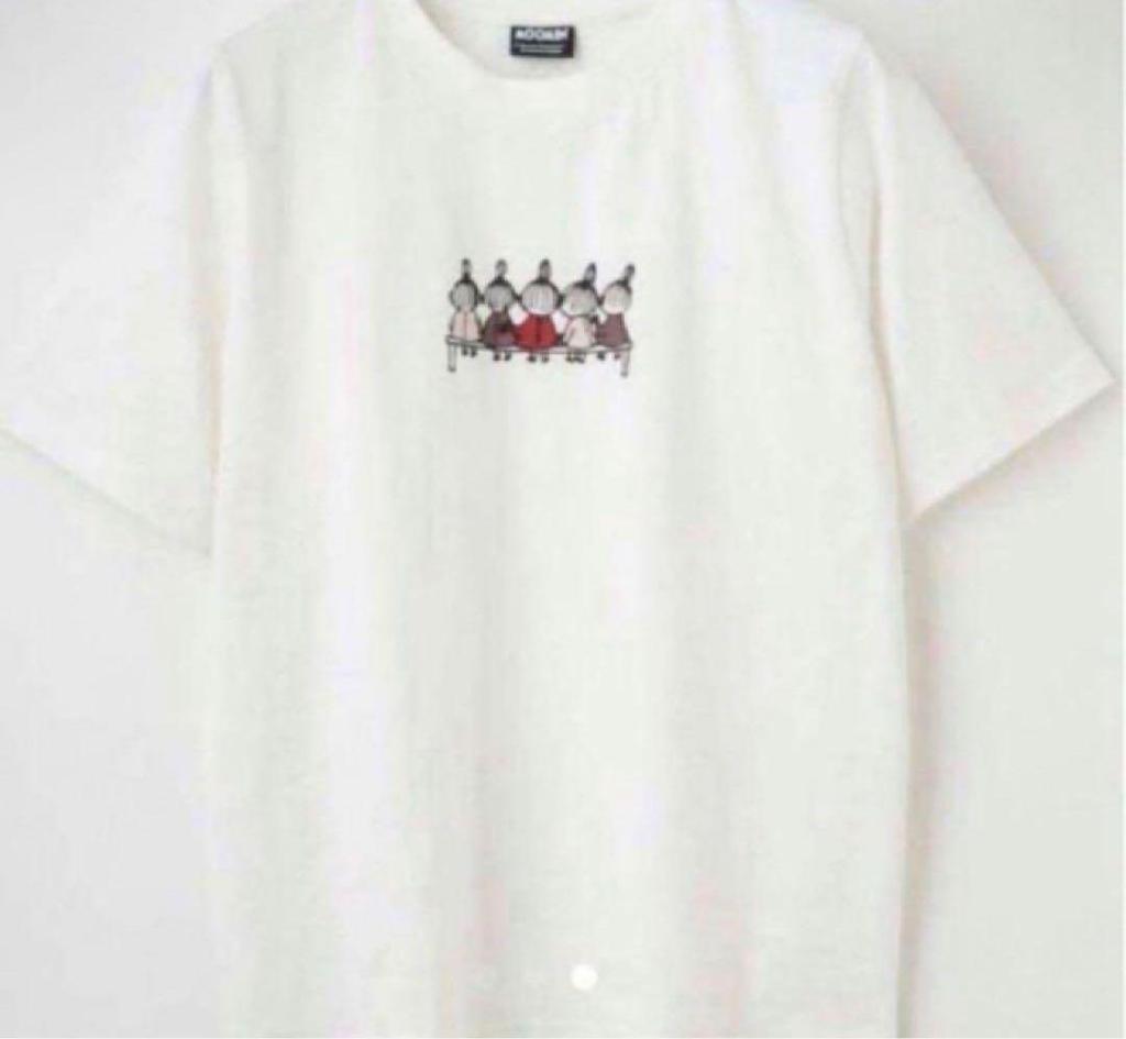 [USED] Moomin Little My T-shirt, short sleeve, size L, white, Little My, Nordic white