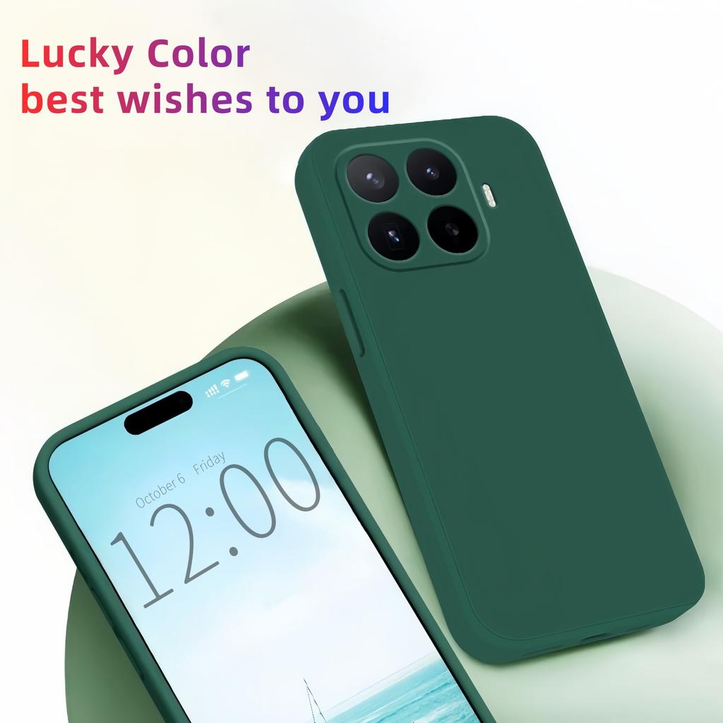 Funda Protectora de Silicona Líquida a Prueba de Golpes de Color Sólido Moda Noble Para Xiaomi 17T Pro/17/15T Pro/15T