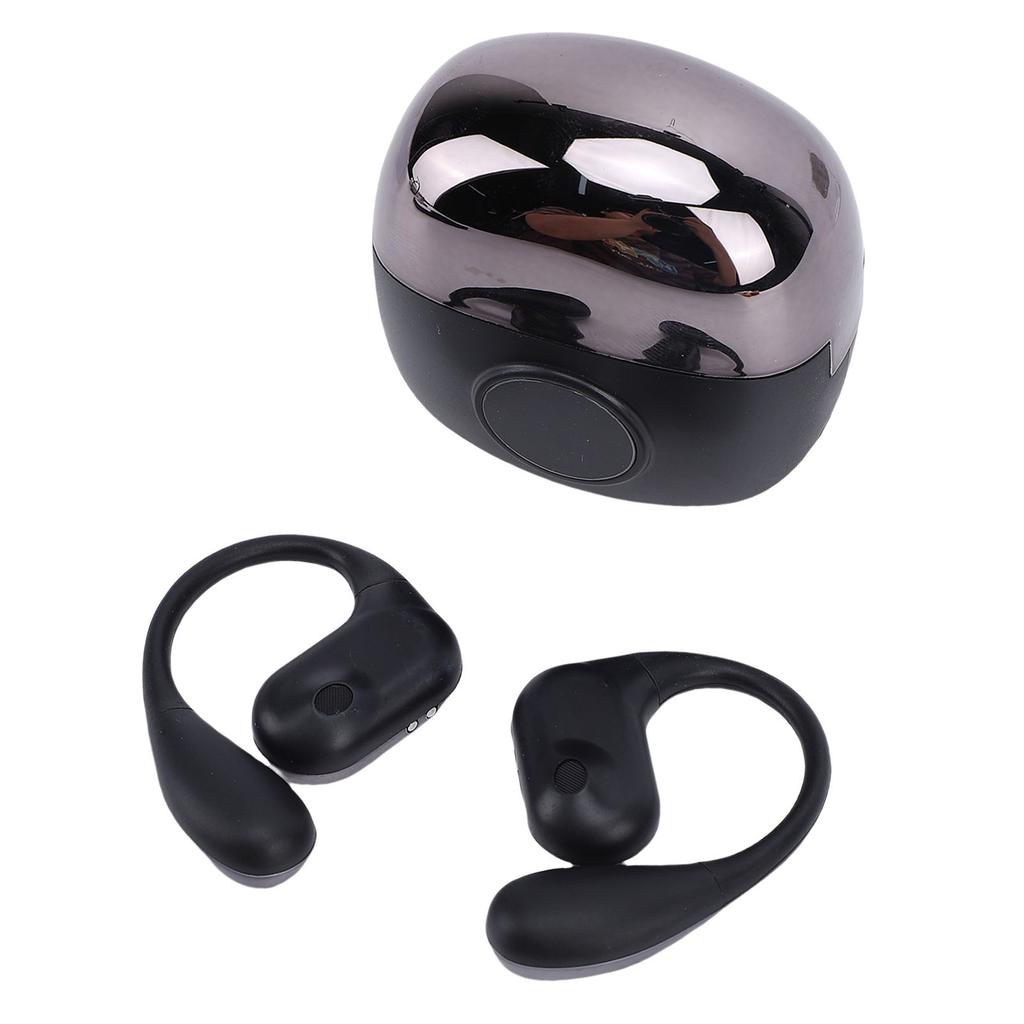 Wireless Earbuds Headphones with Flexible Earhook HiFi Sound ENC Noise Cancellation 60H for Cycling Running Workout