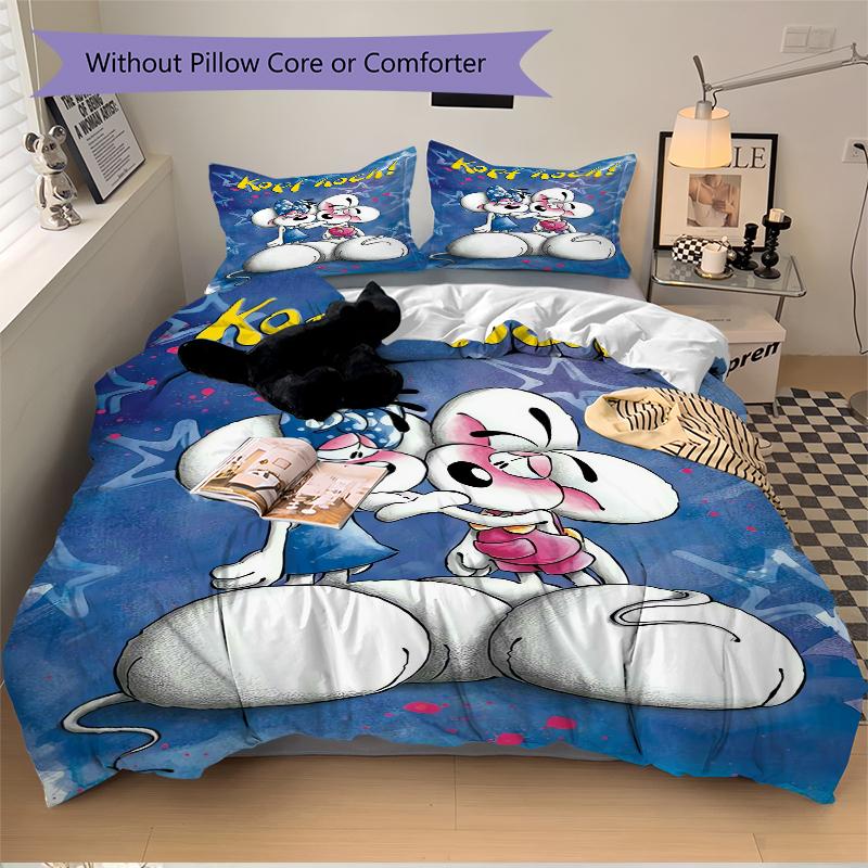 3 Stück Mäuse Aufmunterungs Poster Bettwäsche Set Bettbezug Kissenbezug Zuhause Weihnachten Xmas Halloween Geschenk 1 Bettbezug 2 Kissenbezüge M92440
