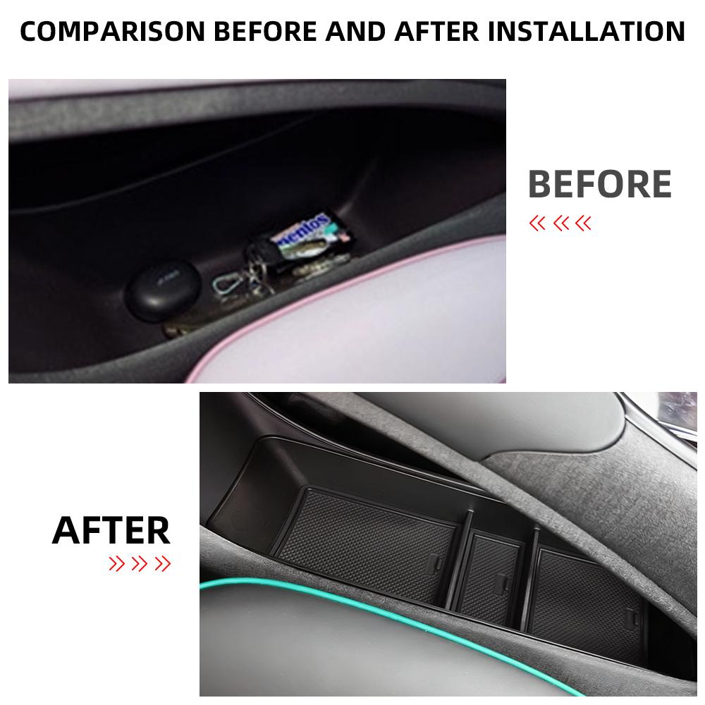 For BYD Dolphin 2025 2025 2025 2025 Center Console Storage Box Orgainzer Stowing Tray Plate Stuff Hodler Interior Accessories