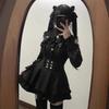 JK Rock Japanischer Stil Lolita Y2K Süß Schuluniform Bluse Oberteil Kleid Dunkelheit Outfit Damen Mädchen Mottoparty