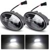 Oval White Yellow LED Car Front Fog Lights H11 H8 H16 for Honda Accord Prire Coupe 2008 2009 2010 2011 Civic Sedan 2009-2014