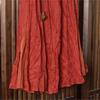 Johnature Women Vintage Skirts Elastic Waist Solid Color Clothes Spring Loose Patchwork Women Casual A-Line Skirts