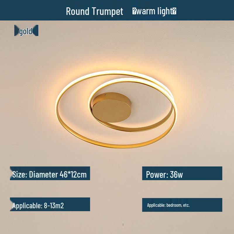 Nordic Postmodern LED Ceiling Light - Minimalist, Creative Design for Living Room or Bedroom