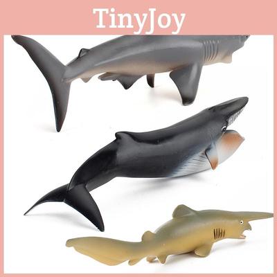 Shark Realistic And Whale Aquarium Marine Animal Pvc Models For Cognitive Play