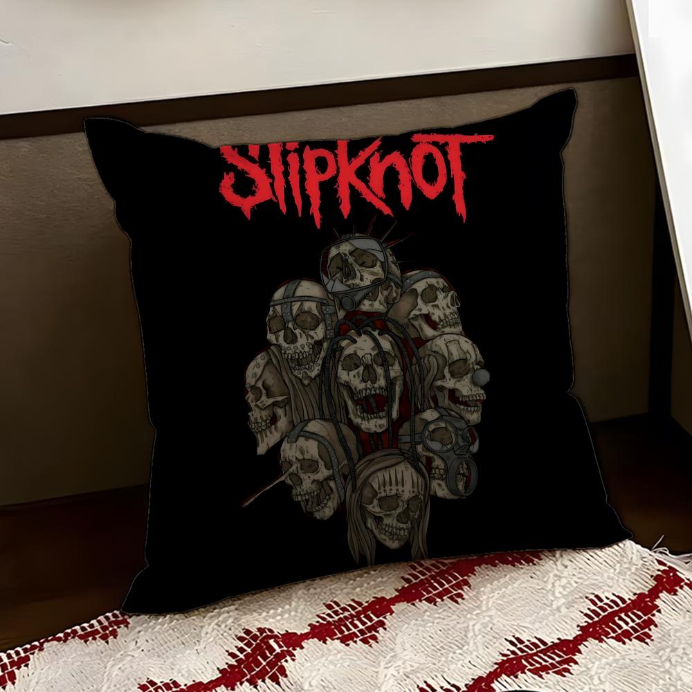 Band SSlipknot Cushion Cover Reversible Soft Durable Pillow Cover Home Car MultiScene Use for Daily Comfort