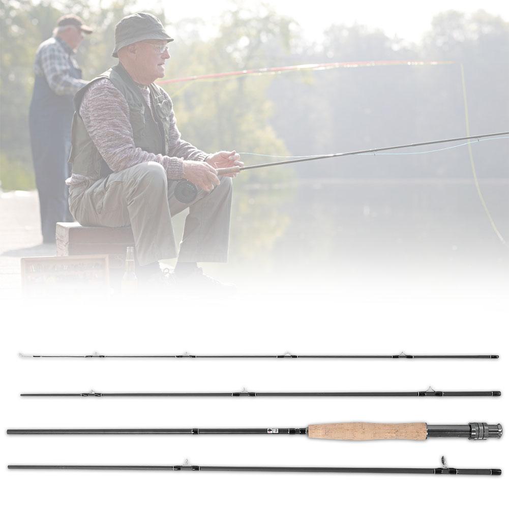 Protable Carbon Fiber Fly Fishing Rod Telescopic Pole Tackle Accessory #7 8