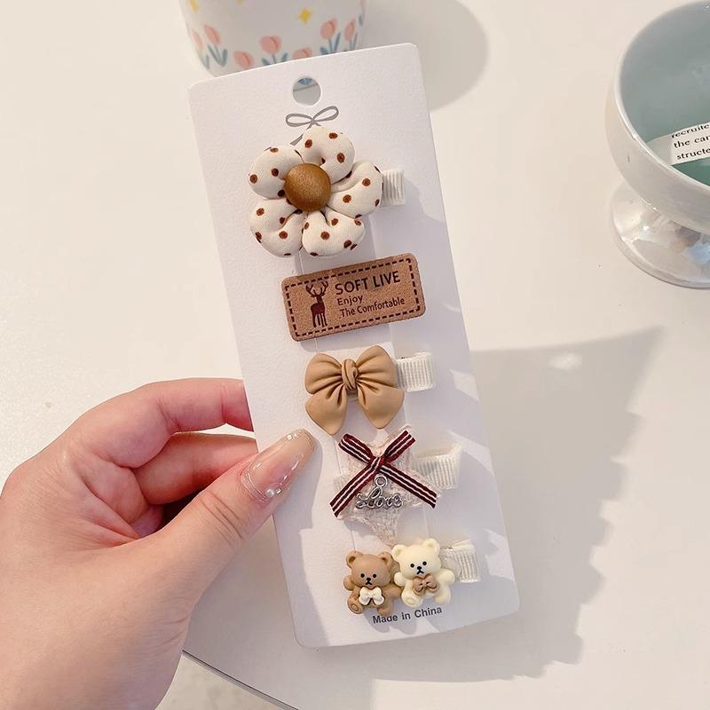 Baby Hair Clips Hair Volume Less Baby Sweat Hair Clips Do Not Hurt Hair Newborn Baby Short Hair bb Clip Princess Cute Headwear