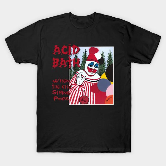 Мужская черная футболка с принтом Acid Bath When The Kite String Pops Классическая печать на трансферной бумаге без вырезания Хлопковая футболка 4XL чёрный