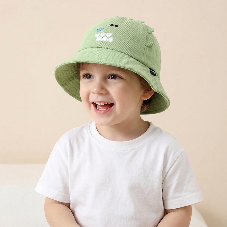 Kids' Cute Cartoon Animal Bucket Hat for Boys & Girls - Spring/Autumn, Lightweight, Sun Protection