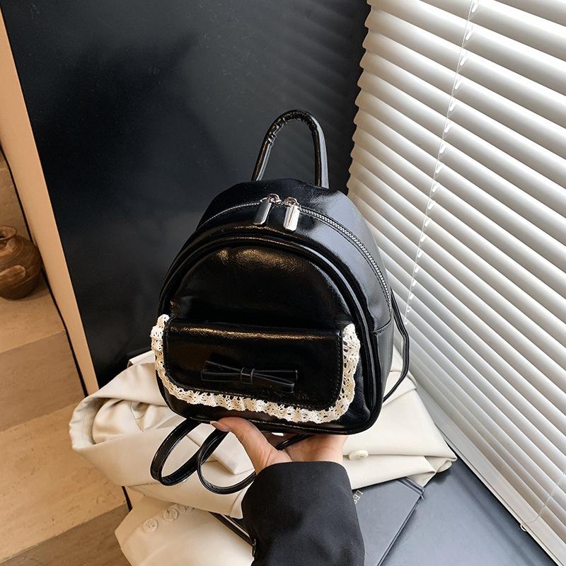 Versatile bow premium backpack new fashion trendy summer handbag casual shoulder bag