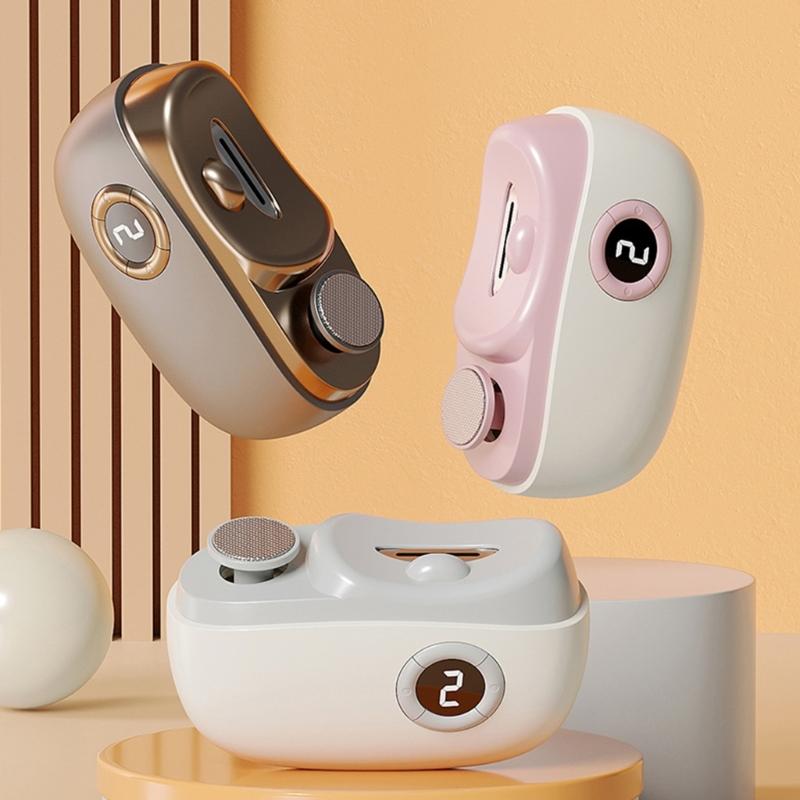 2 In-1 Electric Nail File Automatic Nail Clippers Electric Nail Clippers with Light Nail Trimmer for Kids Adults Seniors