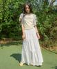 Salon De Yon Marine Grace Long Skirt_ White