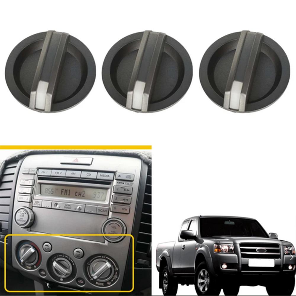 AC Heater Control Knob - For Ford - 3pcs PN: UR56-61-195C