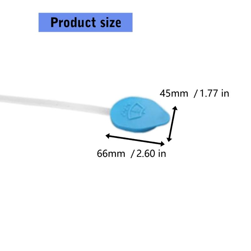 Windshield Reservoir Cover Easy Installation Windshield Washer Fluid Tank Caps Replaces 76802TF0003