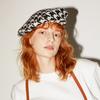 ACONTT Wool Hound Tooth Beret - BL
