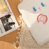 Plush Cute Rabbits Laptop Sleeve Bag Reduce Friction Good Protection Tablet Carrying Case for Outdoor Home White