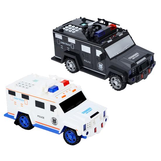 Skarbonka Samochód Zarządzanie Finansami Stylowy Plastikowy Hummer Policyjny Bank na Pieniądze