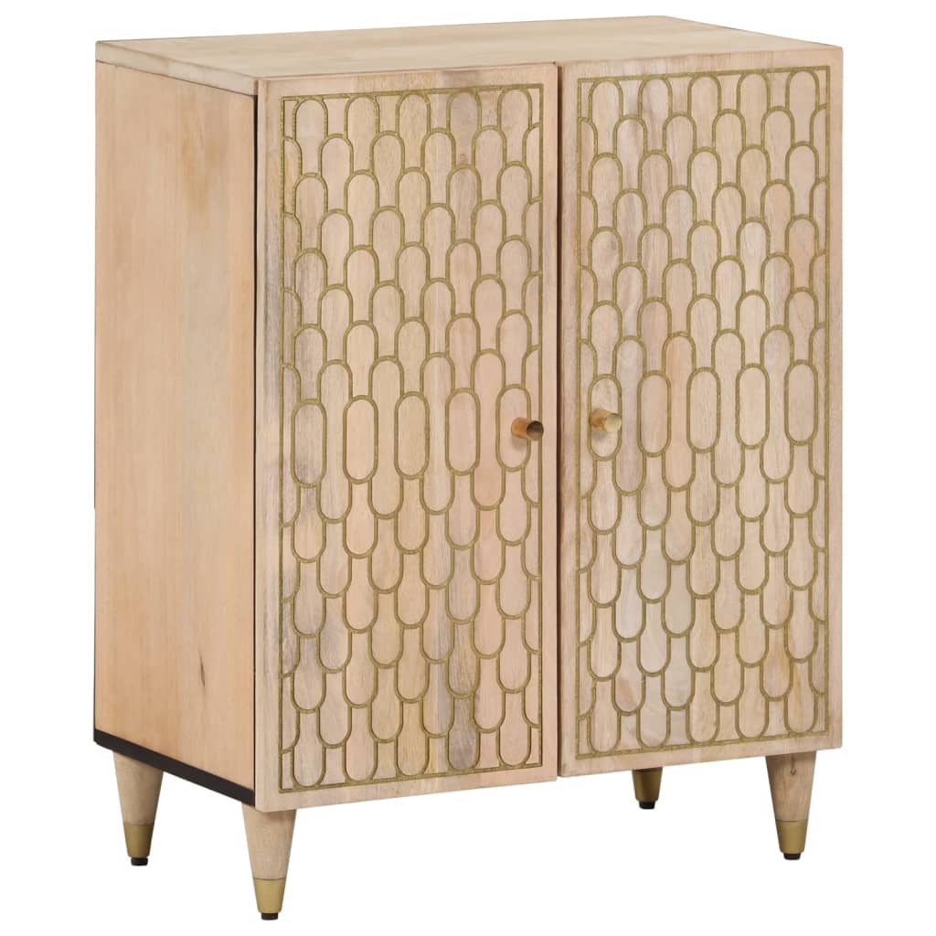 Side Tables (Set of 3) 60 x 33 x 75 cm Solid Mango Wood