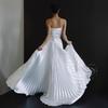 Tube Top Retro Light Wedding Dress 1011 New Niche Simple Bridal Morning Gown White Engagement Travel Photography Going Out Dress Skirt