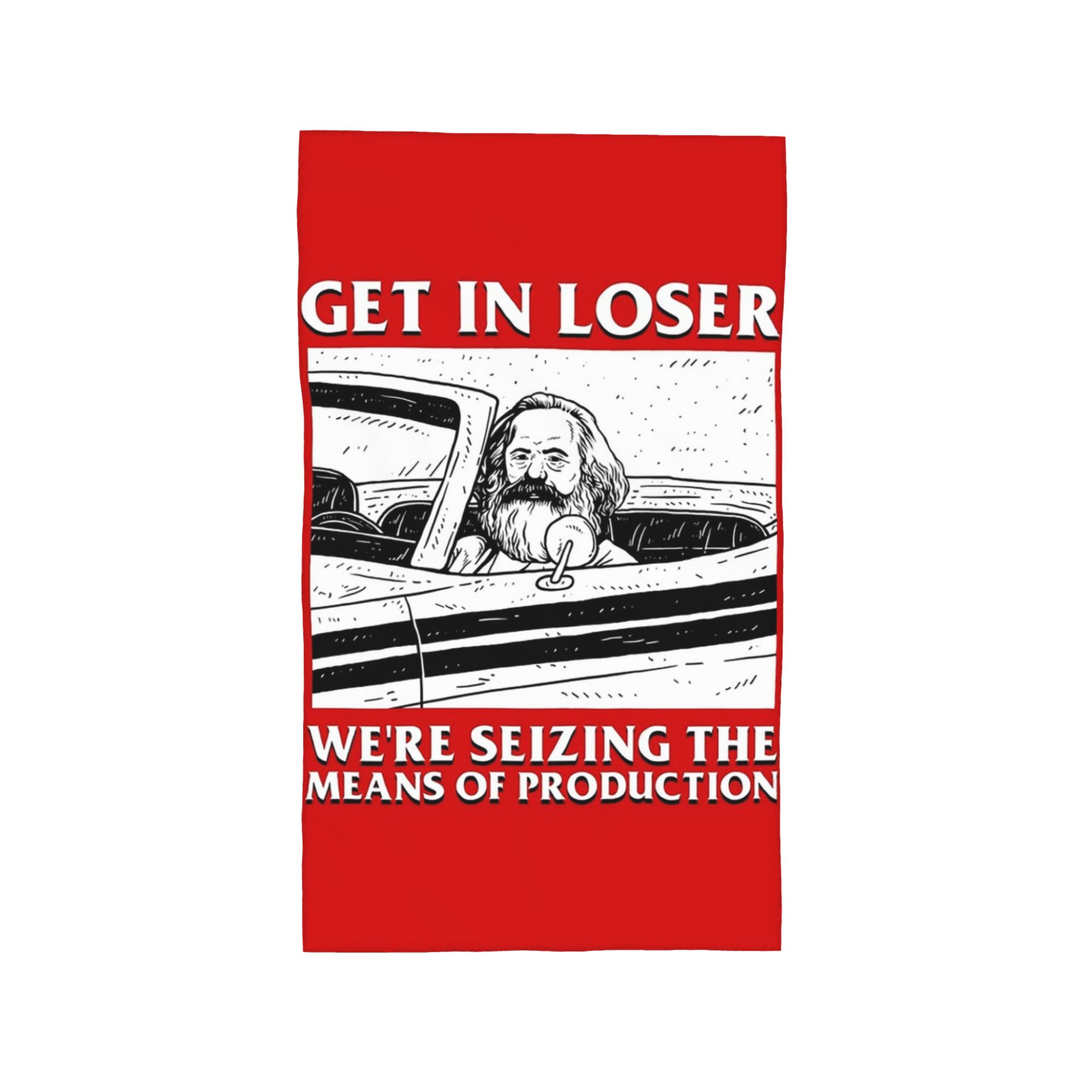 

Get In Loser We re Seizing The Means Of Production Soft Face Towel Quick Dry Pool Bath Cotton Towels Absorbent Quick W30*H60(CM)