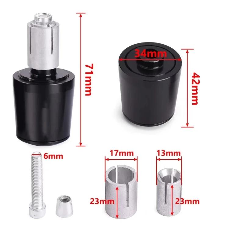 For Yamaha YZF-R1 YZF-R3 YZF-R6 YZF R7 R1 R3 R6 R15 R125 R1M R1S Accessories Motorcycle Handlebar Grips Handle Bar Cap End Plugs