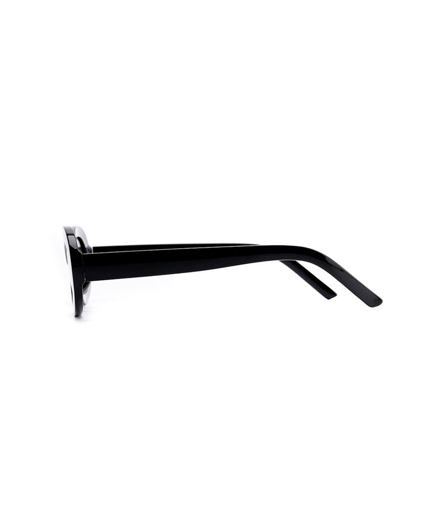 Lukadiseu Ls20 Lazio Retro Oval Sunglasses Vantablack