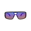 Philipp Plein Pilotenbrille Acetat Sonnenbrille Schwarz Gold Regenbogen