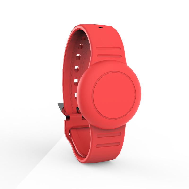 Kids Waterproof Silicone AirTag GPS Tracker Case with Strap – Compatible with Apple AirTag