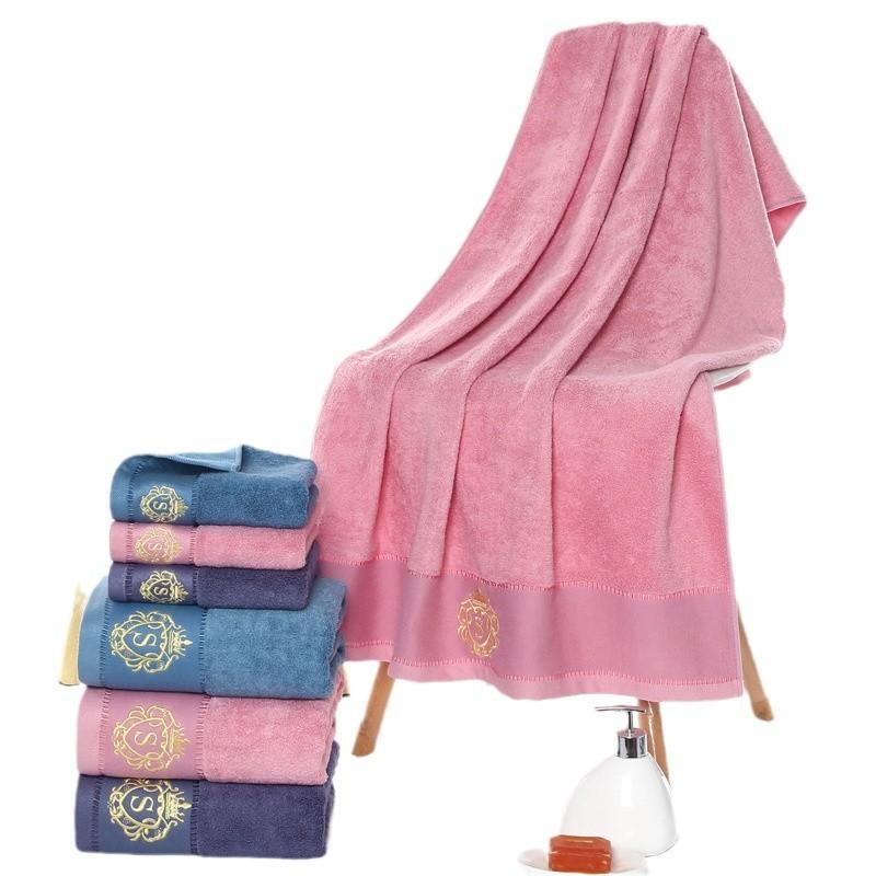 The same bath towel towel set bamboo fiber material special absorbent towel for sensitive skin