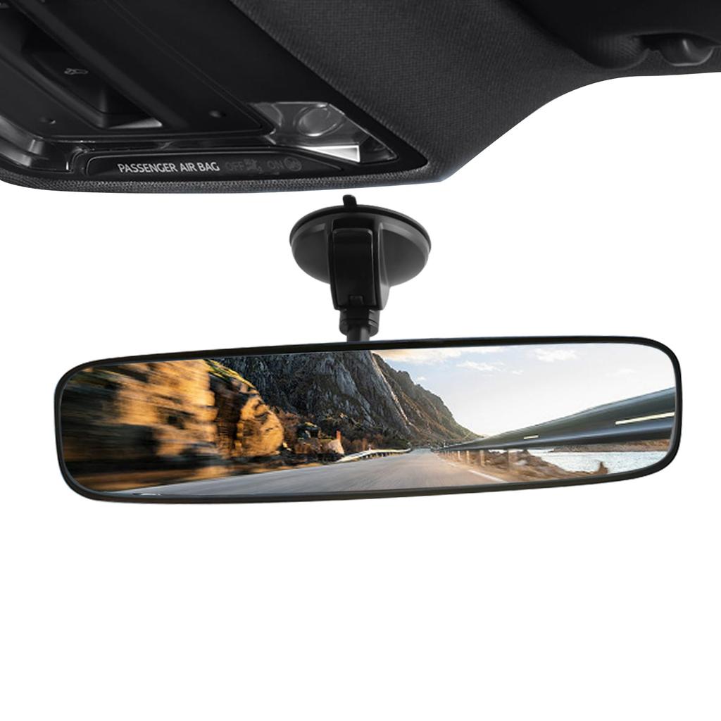 GOOMAND Car Rearview Mirror with Suction Strong No Tools Rearview Mirror for Rear Compatible with OEM Suitable for All Vehicles Cup, 360° Adjustable,