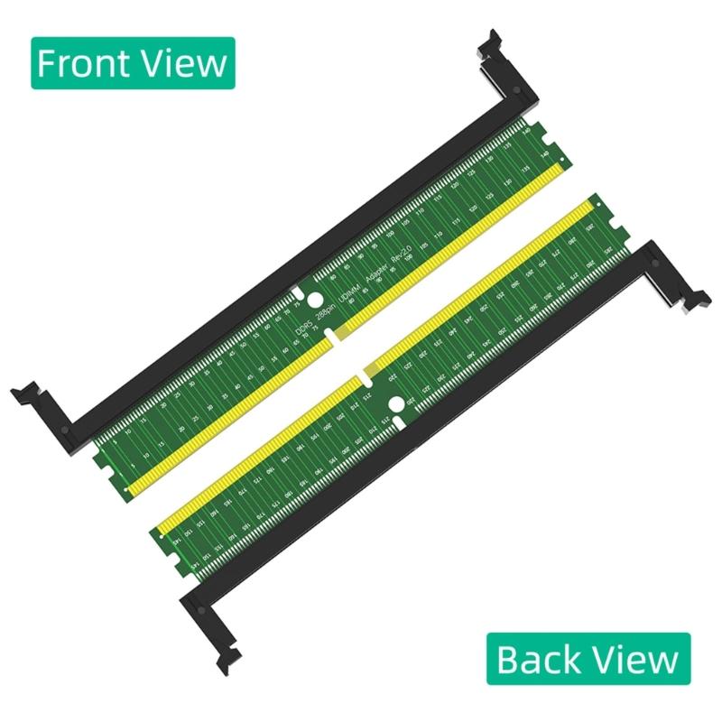 DDR5 UDIMM 288Pin Adapterkarte DDR5 Speicherdiagnose DDR5 288Pin UDIMM Slot Testkarte Mit Kurzen Riegeln Für Desktop