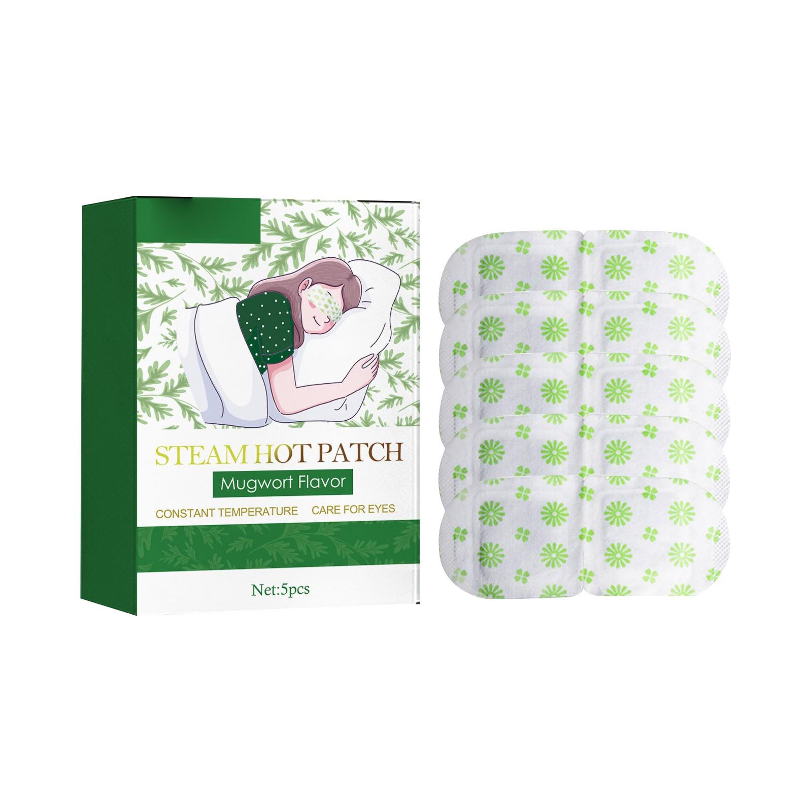 

Одноразовая согревающая маска для глаз травяной патч для глаз натуральное облегчение маска для глаз усталость и дискомфорт глаз (5 штук в коробке) One Size белый