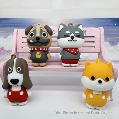 Süßer 3D-Cartoon-Welpen-Schlüsselanhänger & Taschenanhänger - DIY-Weichanhänger-Blindbox-Geschenk
