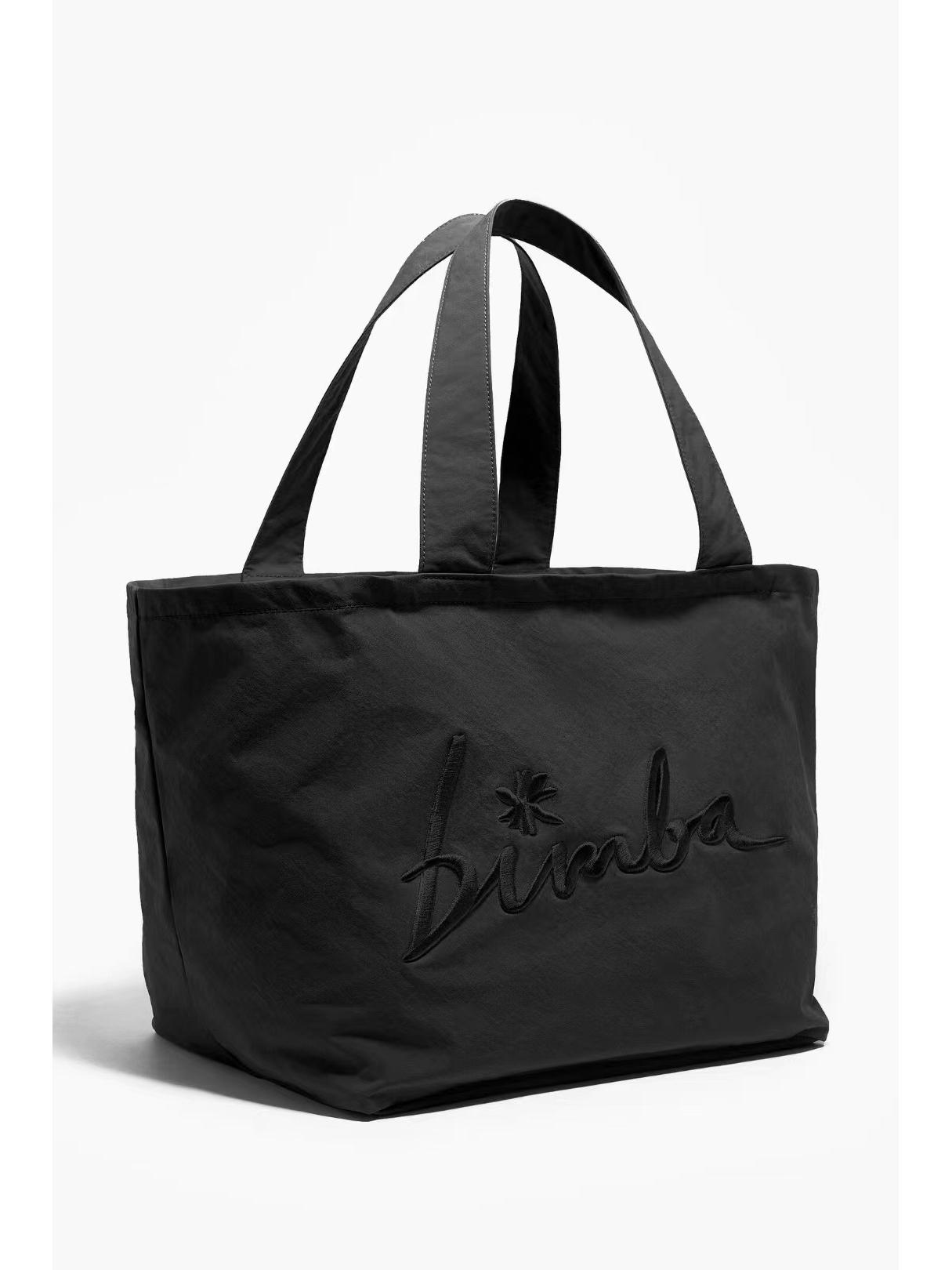 

Женская однотонная сумка Bimba y Lola и тканевая сумка через плечо 63*33*30 cm чёрный