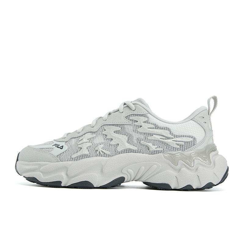

FILA Abrasion Resistant, Breathable, Lightweight Low top Chunky Sneakers Men s Mushroom Gray F12M622142FOM 43